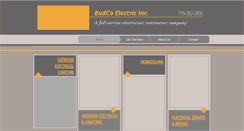 Desktop Screenshot of budcoelectric.com